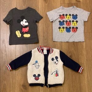 Disney Mickey Mouse Kids T-Shirt - Black